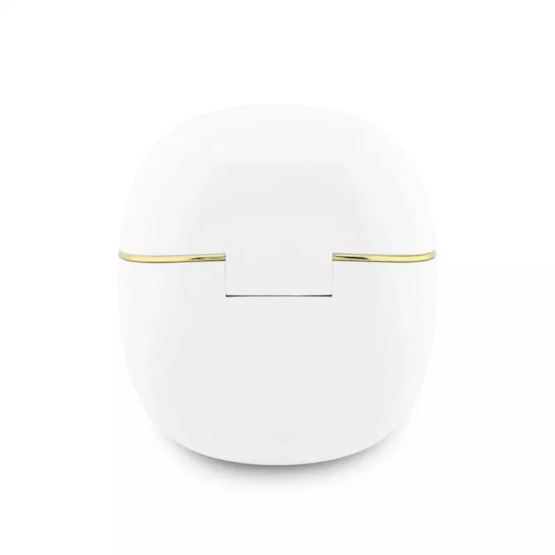 GUESS Glossy Gold Line Classic TWS -nappikuulokkeet valkoinen