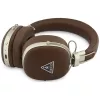 Guess GUE005460 Bluetooth on-ear-kuulokkeet ENC:llä, ruskea, metalligrainattu kolmiologo