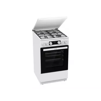 Gorenje GK5C42WF-B vapaasti seisova kaasu-sähköliesi, valkoinen, 50 cm, 70 L