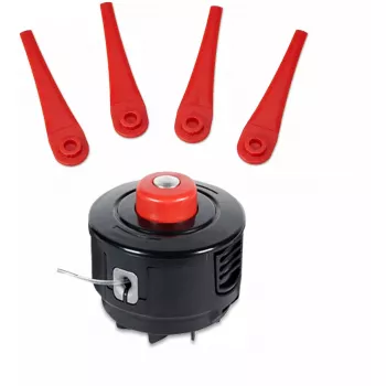 EINHELL Power X-Change akkuruohonleikkuri GE-CT 18/25-1 Li-Solo, 18V (punainen/musta, ilman akkua ja laturia)