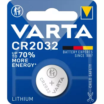 VARTA Electronic CR2032 litium-nappiparisto, 3V, 230 mAh, masterbox 100 kpl