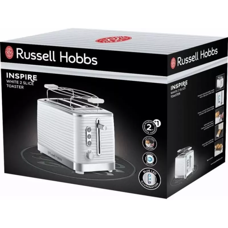 Russell Hobbs Inspire White -leivänpaahdin 24370-56