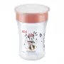 NUK Disney Mickey Mouse Magic Cup 230ml punainen juomaharjoittelumuki 360° juomareunalla