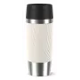 EMSA TRAVEL MUG Classic Twist (creme/teräs, 0,36 litraa)