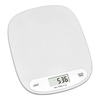 TFA 50.2003.02 digitaalinen keittiövaaka, 5 kg kapasiteetti, valkoinen, seinäkiinnitys