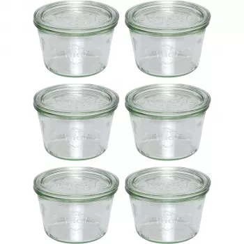 WECK säilytyspurkki 370ml setti 6 kpl