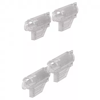 ABB 2CPX031434R9999 onteloasennussarja UK600-koteloille, 3-rivinen, 36 moduuliyksikköä, valkoinen (RAL 9010)
