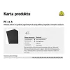 Klingspor PS 11 A märkä- ja kuivahiomapaperi, P1500, 50 arkkia