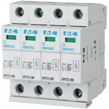EATON SPCT2-280/4 tyyppi 2 ylijännitesuojalaite 4-napainen 20/40kA 1,4kV