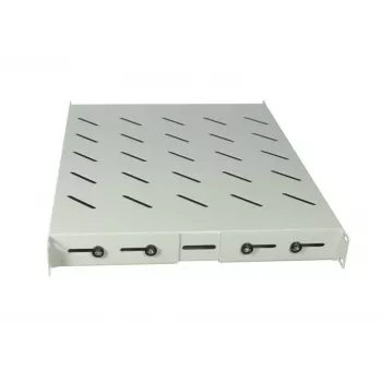 ALLNET ALL-S0002198 -räkkihylly, harmaa, 60 kg, 1U, 19 tuumaa, 540 mm syvyys