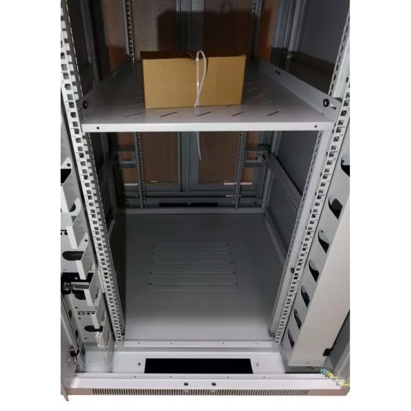 ALLNET ALL-SNB81222EKGrau 22U -verkkokaappi - 500 kg kantavuus - harmaa - 4 tuuletinta