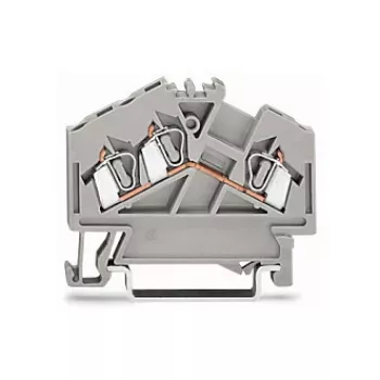 WAGO 280-641 3-johdin-läpivientiliitin, 2,5 mm, harmaa