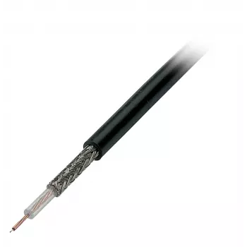 EFB Elektronik RG174 U koaksiaalikaapeli, 50 ohmia, musta, 100 m