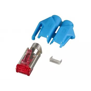 EFB RJ45 Hirose -liitin STP, TM21 sininen, Cat.6, 100 kpl