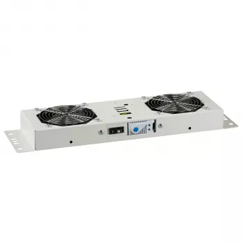 EFB-Elektronik BASIC tuuletinmoduuli 2-kertainen, sis. termostaatin, RAL 9005 Plug & Play, seinäkotelolle IP55