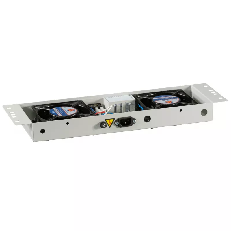 EFB-Elektronik BASIC tuuletinmoduuli 2-kertainen, sis. termostaatin, RAL 9005 Plug & Play, seinäkotelolle IP55