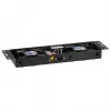 EFB-Elektronik BASIC tuuletinmoduuli 2-kertainen, sis. termostaatin, RAL 9005 Plug & Play, seinäkotelolle IP55