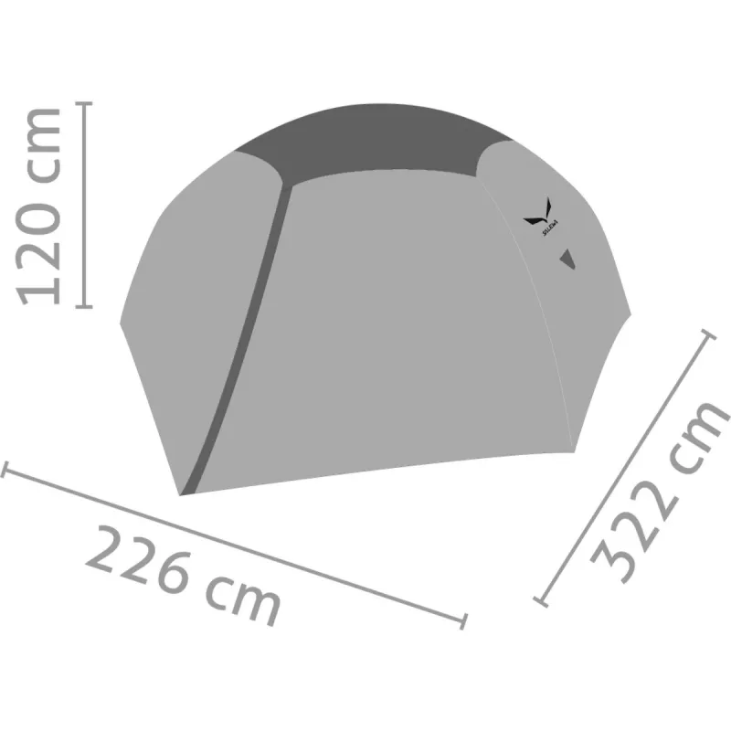 Salewa Latitude III 3 hengen teltta - Cactus/Grey