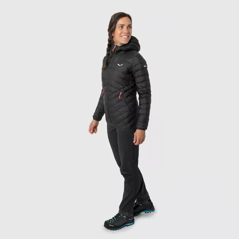 SALEWA Brenta naisten untuvatakki, Black Out, EU 40 (L)