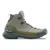 Salewa Puez Leather Mid PTX vaelluskengät - Shadow/Dark Olive, EU 46.5