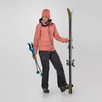 Salewa Sella 3L PTX takki naisten - Desert Pink XS