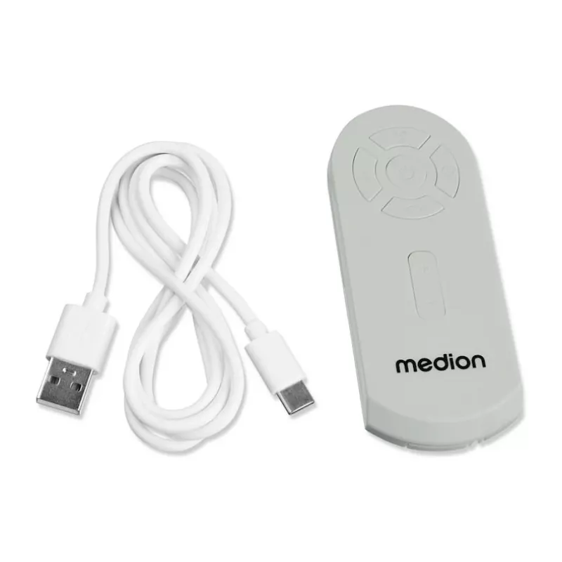MEDION LIFE Camping Fan E10 TF (MD 12065) harmaa/valkoinen