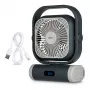 MEDION LIFE Camping Fan E10 TF (MD 12065) harmaa/valkoinen