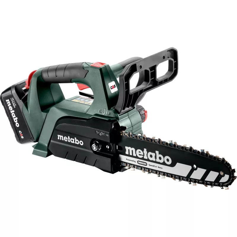 METABO MS 18 LTX BL 25 (601595900) SET akkuketjusaha (vihreä/musta, Li-Ion akku 4,0Ah 18V)