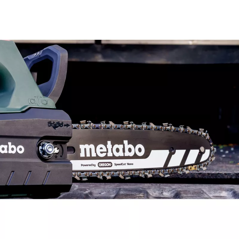 METABO MS 18 LTX BL 25 (601595900) SET akkuketjusaha (vihreä/musta, Li-Ion akku 4,0Ah 18V)