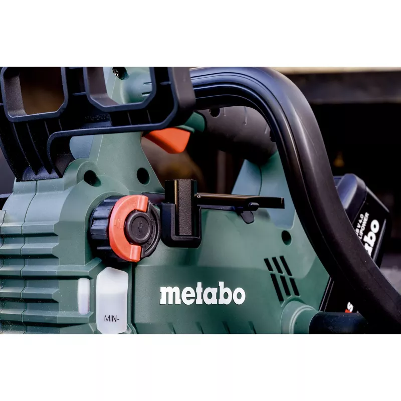 METABO MS 18 LTX BL 25 (601595900) SET akkuketjusaha (vihreä/musta, Li-Ion akku 4,0Ah 18V)