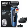 Braun Series 6 61-B4500cs kalvosarja-ajokone sininen