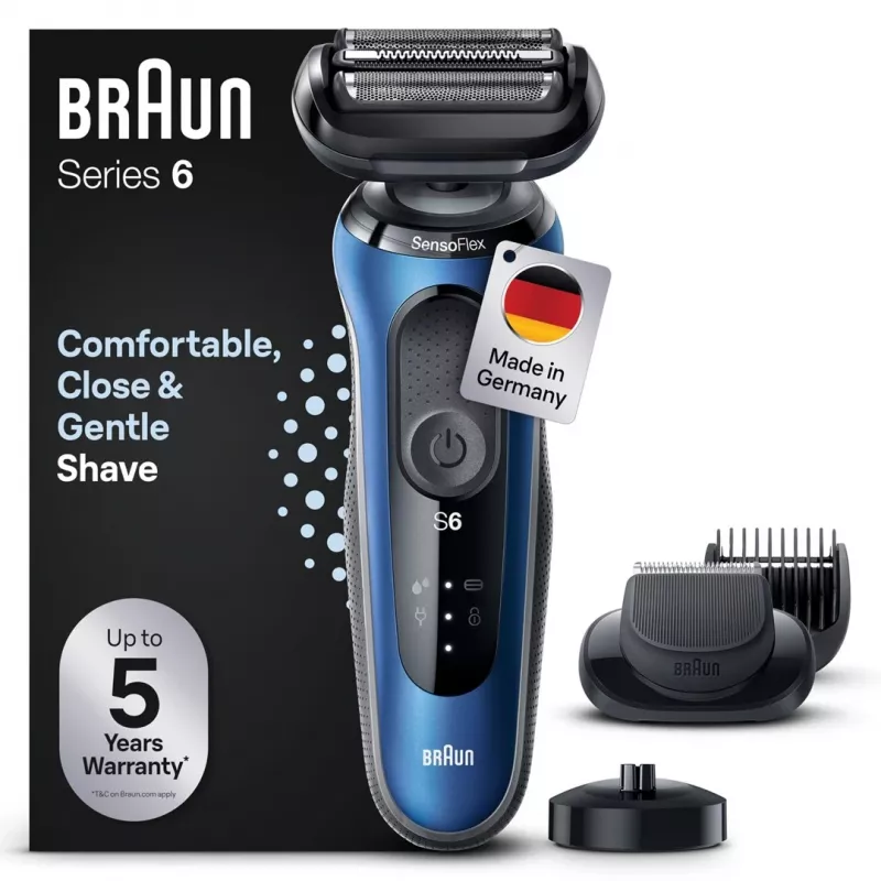 Braun Series 6 61-B4500cs kalvosarja-ajokone sininen