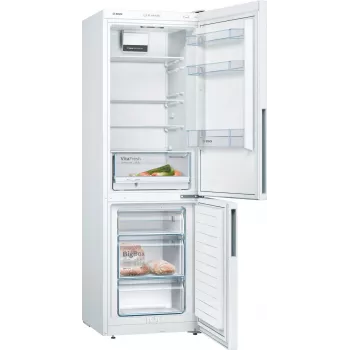 Bosch KGV362WEAS jää-pakastinyhdistelmä, valkoinen, 308 L kokonaistilavuus, energialuokka E