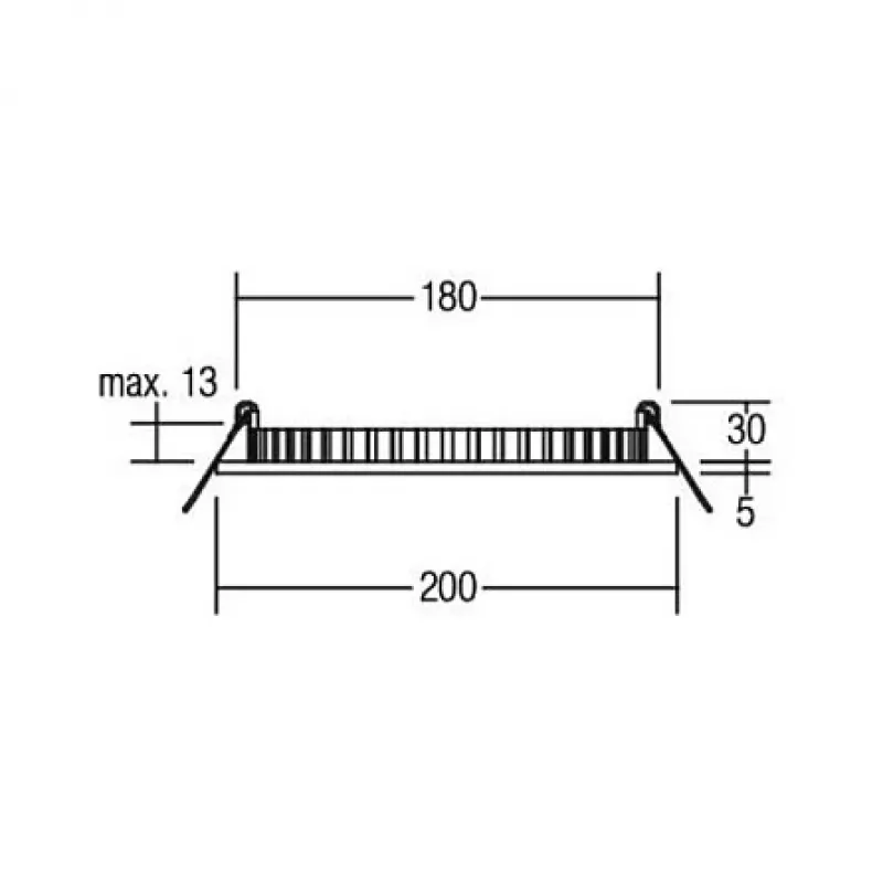 Brumberg 12217073 EB-Panel FLAT30 Round White 830 16W 24V LED uppokattopaneeli