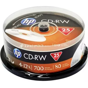 Verbatim DVHP69312PLG CD-RW -levyt 25 kpl:n pakkaus spindelissä (cake box) 700 MB 80 min 12x uudelleenkirjoitettava