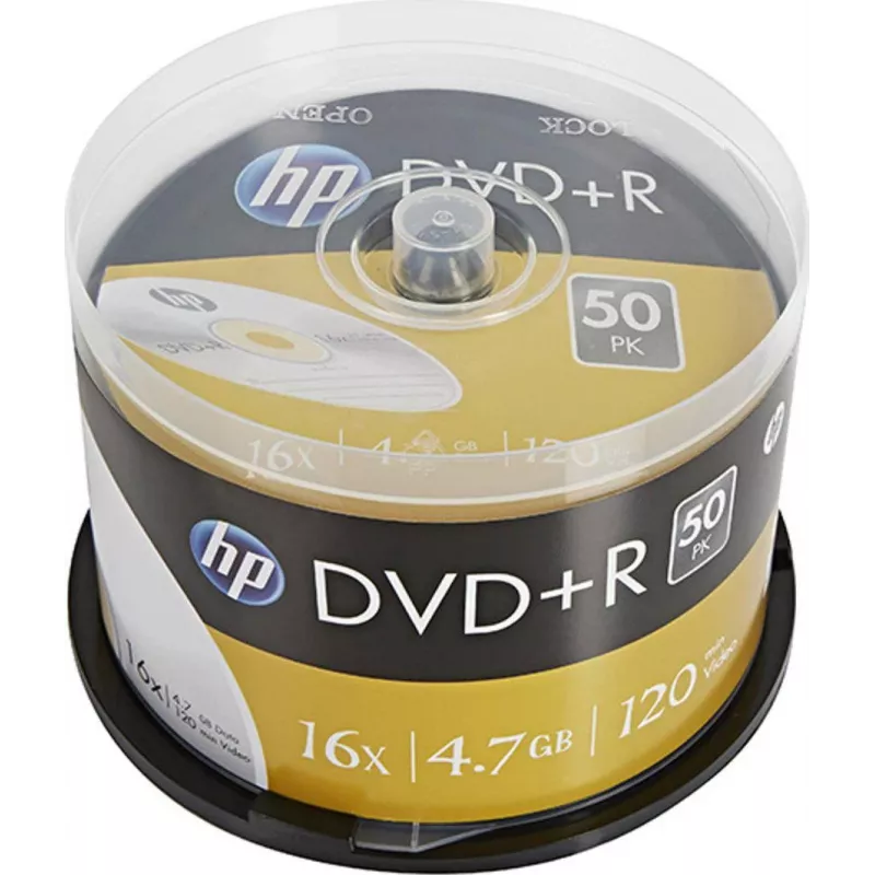 Verbatim HP DVD+R spindeli 50 kpl:n pakkaus 4.7GB 16x AZO Dye