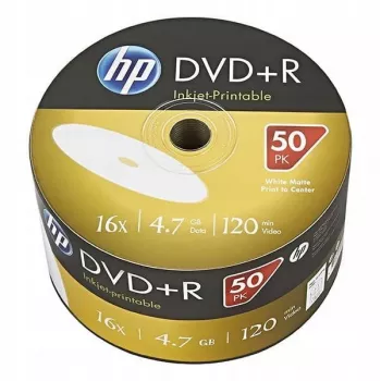 Verbatim DVD+R HP mustesuihkutulostettava 50 kpl:n pakkaus spindelissä