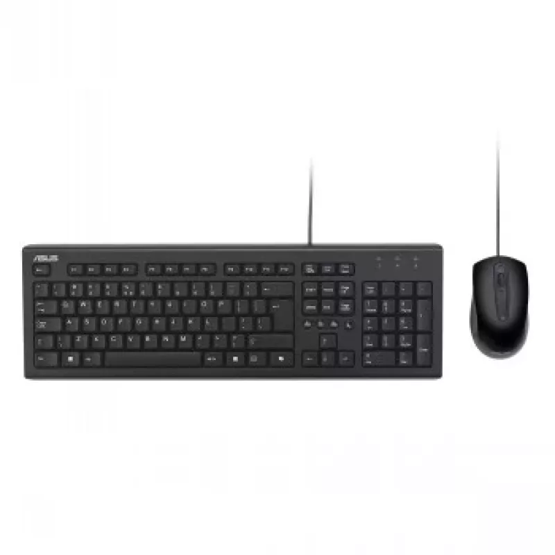 ASUS näppäimistö ja hiiri U2000 virolainen QWERTY langallinen sarja