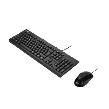 ASUS näppäimistö ja hiiri U2000 virolainen QWERTY langallinen sarja