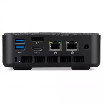 Acer Revo RB102 -minitietokone Intel Core 5 120U 16GB DDR5 512GB NVMe SSD ilman käyttöjärjestelmää musta