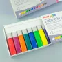 Pentel Arts FFPC1-12 -kangasvärisarja, eri värejä, 12 x 6 ml tuubia
