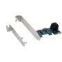 Exsys EX-3519 SATA-ohjain PCIe x1 2 HDD- ja SSD-asemalle - SATA III 6 Gbit/s