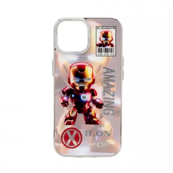 iLike Apple iPhone 15 PC silikonikotelo Iron Boy