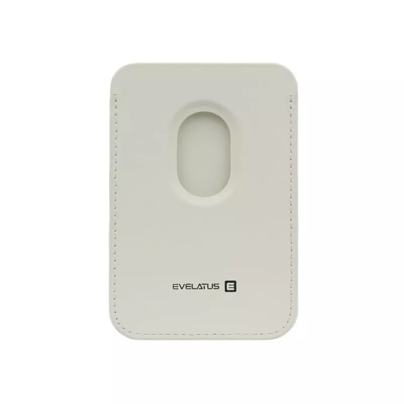 Evelatus Universal PU Leather Wallet MagSafe-yhteensopiva valkoinen
