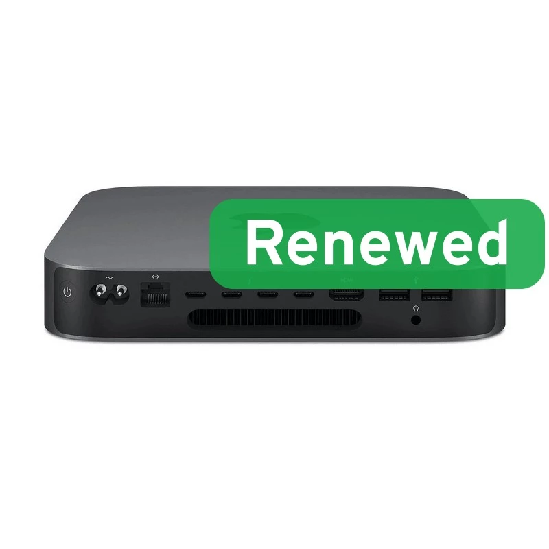 Apple Renewed Grade A Mac mini A1993 i7-8700B 16 GB 1 000 GB Intel UHD Graphics 630 avaruudenharmaa