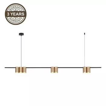 PENDANT LIGHT PORI 7XGU10 ML0372 kulta