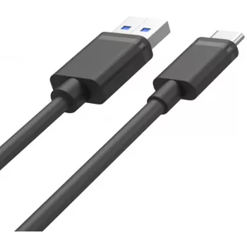 UNITEK USB 3.1 Type-A - Type-C kaapeli 0,5m musta