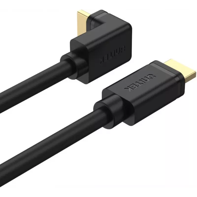 UNITEK Y-C1009 HDMI 2.0 -kaapeli 270 asteen kulmaliitin 4K 3 m musta