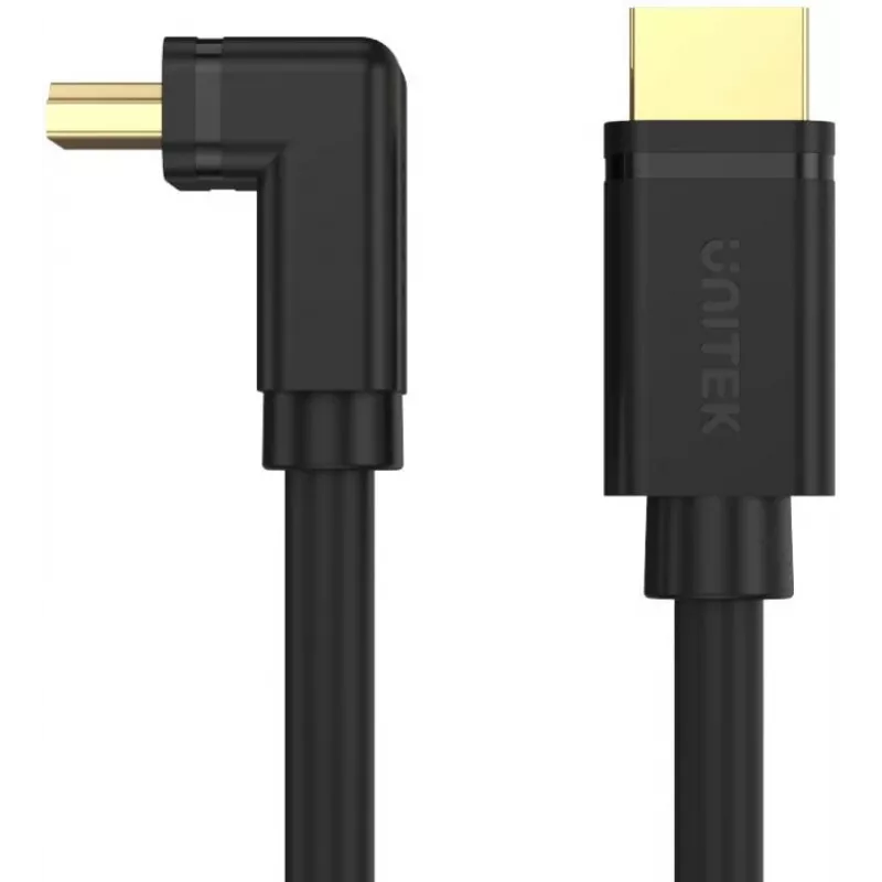 UNITEK Y-C1009 HDMI 2.0 -kaapeli 270 asteen kulmaliitin 4K 3 m musta