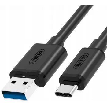 UNITEK USB 3.1 Type-A Type-C -kaapeli 3 m musta